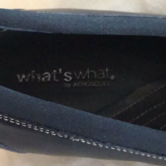 Ladies slip on shoes in brown size 8B wedge heel - Picture 5 of 8